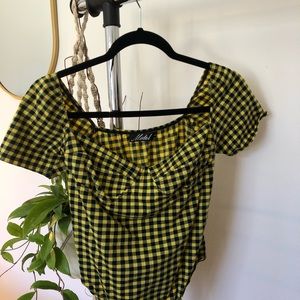 Princess Polly Gingham Body Suit